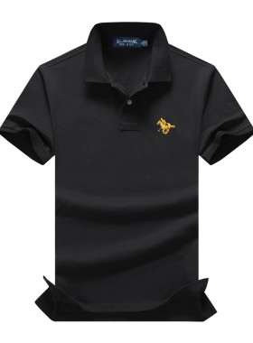 POLO夏季短袖休闲纯棉透气大码潮