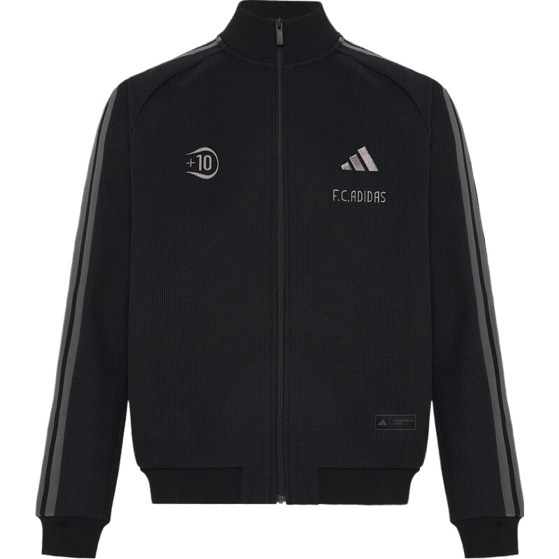 滔搏丨adidas阿迪达斯男子华夫格休闲时尚运动百搭夹克外套KX2855