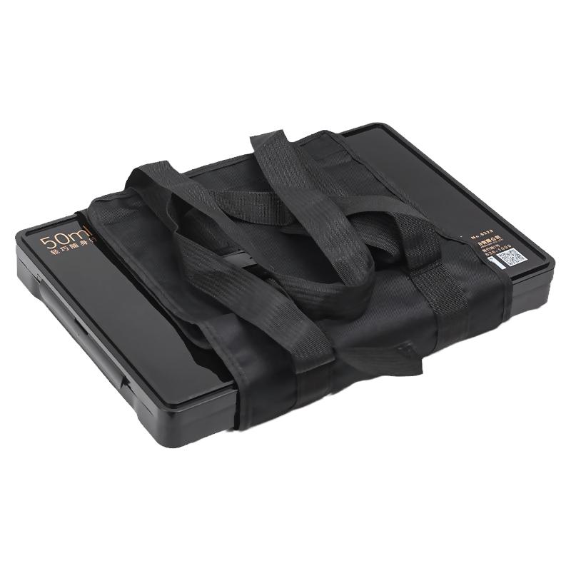 青竹美术生水粉颜料盒手提袋可调节固定带便携多用途果冻调色盒绑袋子手提袋子美术生专用写生便携袋