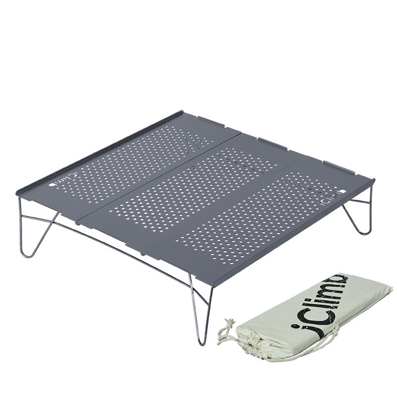 iClimb燕轻桌户外bc茶桌铝合金超轻折叠桌轻量化露营迷你小桌子