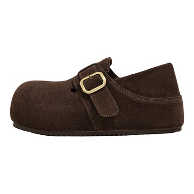 增高5cm~复古百搭全包加绒勃肯鞋