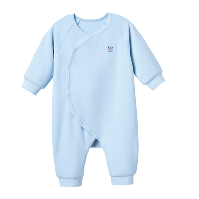 全棉时代婴儿风柔棉暖绒连体服