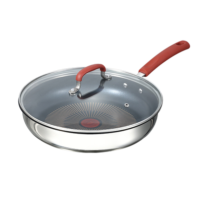 卡罗特红点聚油不粘平底锅煎饼锅