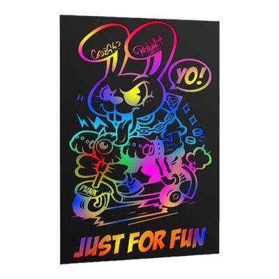 儿童刮画纸a4刮刮纸8k刮刮卡画本