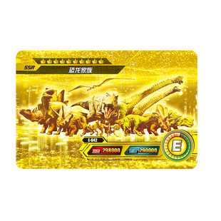 金冠卡恐龙卡片闪卡全套霸王龙撕不烂卡牌玩具认知游戏儿童书卡册