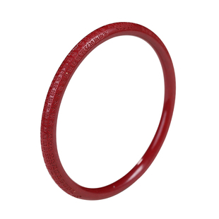 天然原矿朱砂心经叮当镯细圆龙凤手镯女夏高含量紫金砂本命年镯子