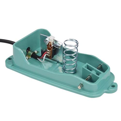 自锁脚踏开关脚踏板绿色脚踩开关脚踏开关带线塑料胶脚踏TFS-105