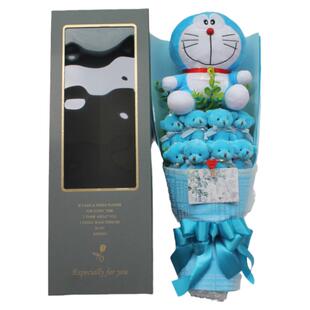 38女神节礼物草莓熊龙猫皮卡丘公仔玫瑰玩偶送女朋友闺蜜生日花束