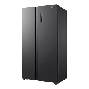 美的607L对开双开门风冷无霜一级变频嵌入式超薄家用大容量电冰箱