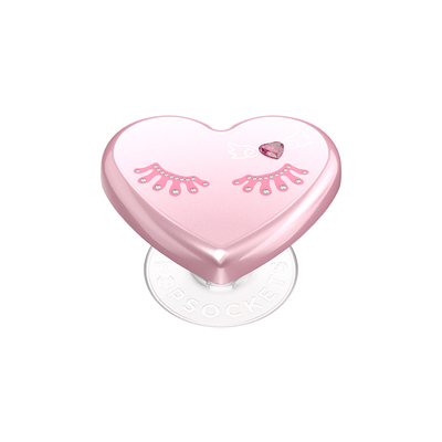 【天生发光体】PopSockets泡泡骚 x xxokate系列磁吸气囊手机支架苹果iPhone17/16ProMax 闪闪爱心钻石流沙