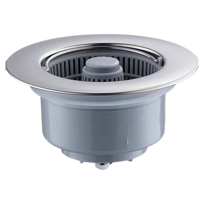 厨房洗菜盆漏水塞洗碗池水槽下水器塞子配件防臭弹跳芯过滤网神器