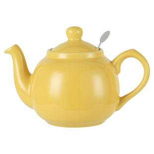 London Pottery 田园黄色北欧日韩ins英式陶瓷花茶壶咖啡壶带滤网