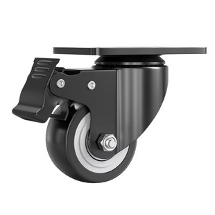 保联万向轮1.5-5寸重型静音脚轮转向轮滑轮替换刹车定向承重轮子