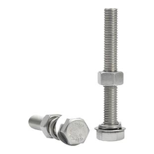 304不锈钢螺丝外六角螺栓螺母套装大全非标定制M8M10M12M16M20M36