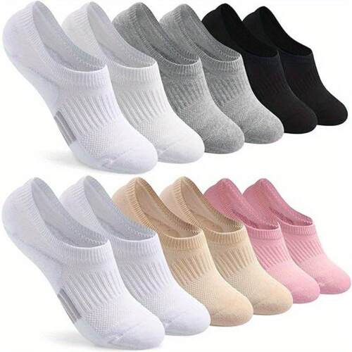 B 83048 Terry Sole Invisible Boat Socks 毛圈底隐形船袜新款欧