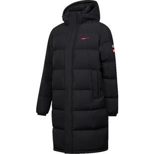 中国丨鸿星尔克四防长款羽绒服男冬季新款男士防水外套大衣男装