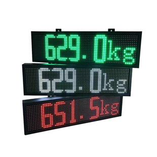 地磅外接大屏幕显示器显示屏高亮防水红白色监控无线耀华柯力包邮