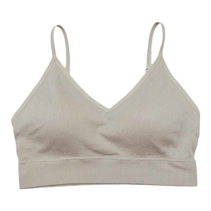 韩系简约蚕丝乳胶固定一体女文胸