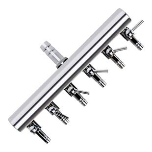 鱼缸增氧泵不锈钢分流器氧气管分接头气泵气量调节阀门增氧机配件