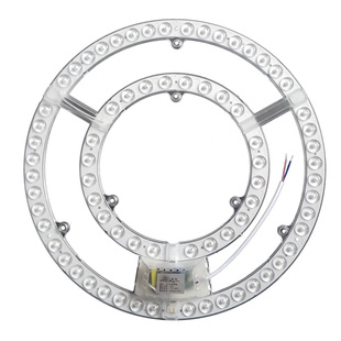 led吸顶灯改造灯板环形灯管圆形模组灯芯灯盘灯片边驱透镜光源24W