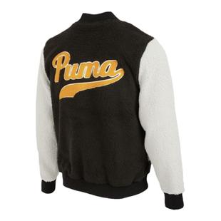 Puma/彪马 秋冬新款羊羔绒男子立领运动休闲棒球服外套 536182