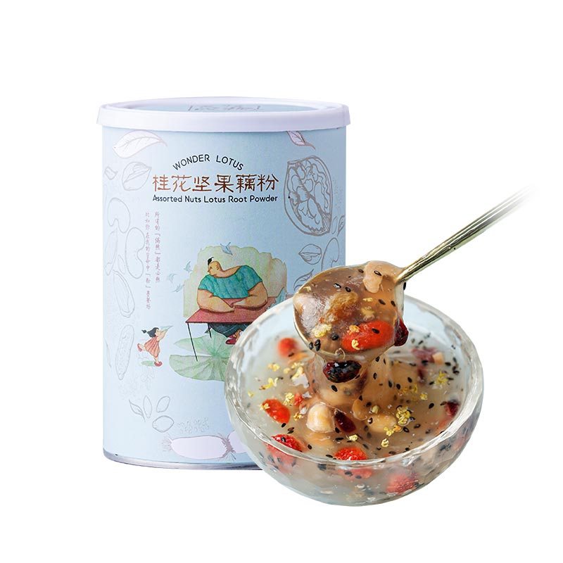 天成杭州西湖特产桂花坚果藕粉