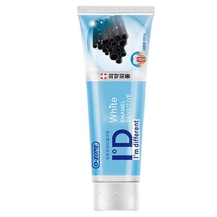 3支韩国ozone欧志姆牙膏竹炭修复去牙渍美白清新o-zone薄荷id牙膏