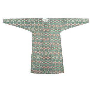 谜阿凰【对马团窠唐制圆领袍】新中式长衫夏季女款日常汉服连衣裙