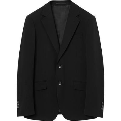 JDV商场同款黑色平驳领正装西装