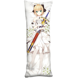 fate等身抱枕套saber远坂凛清姬尼禄玛修迦摩黑贞德斯卡哈FGO周边