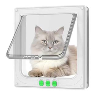 宠物门洞猫狗自由出入口双向自动开关神器猫咪进出门柜门上门安装