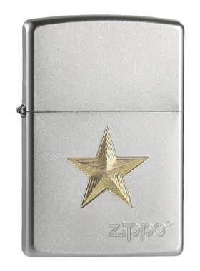 ZIPPO打火机/磨砂五角星系列
