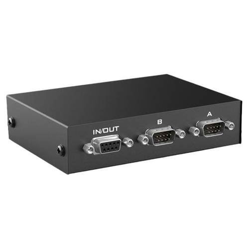 迈拓维矩 MT-232-2 RS232串口切换器二进一出COM口DB9针一分二共享器2进1出 1进2出双向切换一拖二无需电源