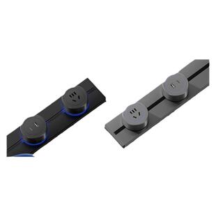 家用轨道插座厨房专用餐边柜可移动电力滑轨磁吸明装排插式接线板