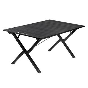BLACKDOG黑狗户外可折叠桌子铝合金蛋卷桌便携桌椅露营全套装备