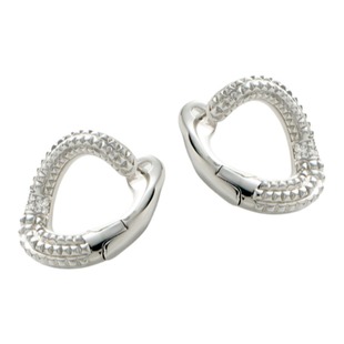 [新品]RSNY钻石纹链条耳环现代潮流设计感女款纯银针高级耳饰耳钉