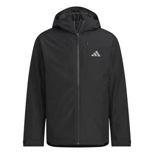 拒水防风保暖休闲三合一鸭绒羽绒内胆连帽夹克外套adidas阿迪达斯