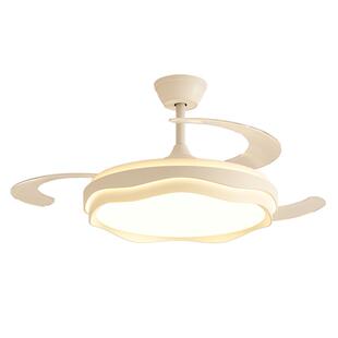 隐形风扇灯led餐厅吊灯主卧室灯吸顶灯客厅房间智能2025新款灯具