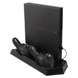 PS4 slim/PRO游戏机散热底座游戏双手柄充电底座PS4配件