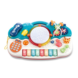儿童电子琴宝宝益智玩具多功能电话机钢琴早教乐器音乐婴幼儿礼物