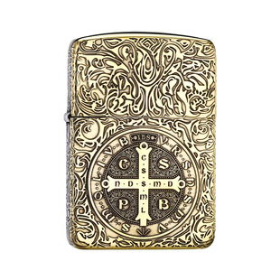 zippo官方正品打火机 康斯坦丁1941复刻蚊版防风送男朋友新年礼物