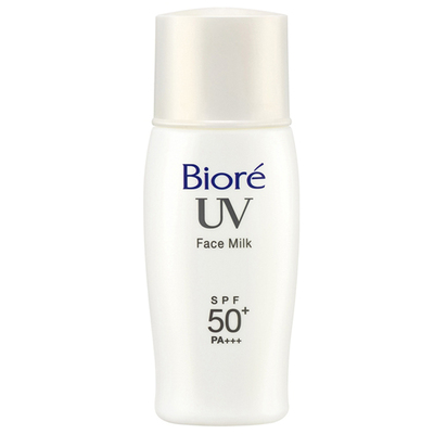 万宁Biore/碧柔控油清爽防晒乳30ml SPF50+PA+++ 隔离霜防紫外线