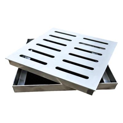 不锈钢隐形井盖方形盖板雨水篦子
