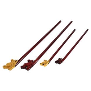 木雕宫灯龙头提手杆绛纱灯手柄跳舞婚礼古风拍照节日宫女巡游道具