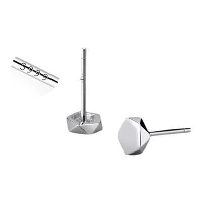 纯银养耳洞999简约男冷淡风