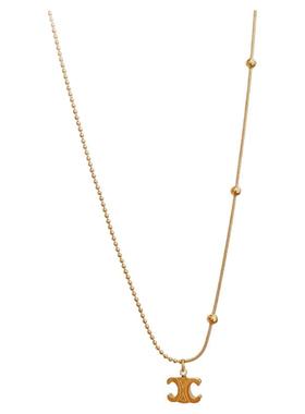 可以戴着洗澡不掉色锁骨项链