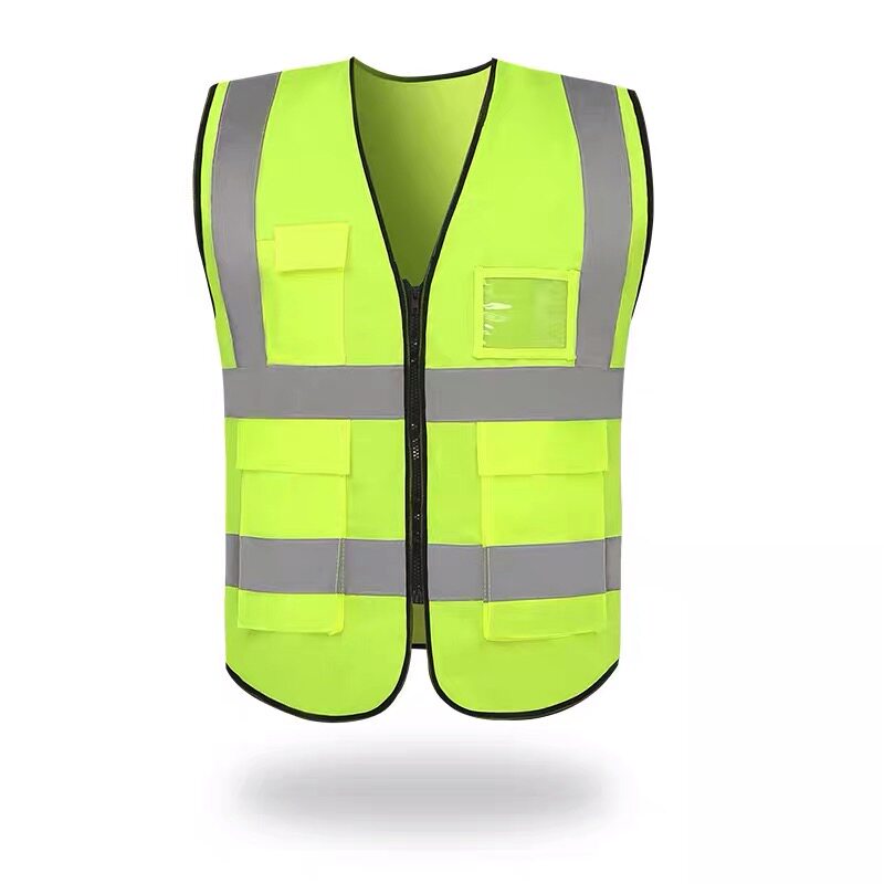 反光背心反光衣安全服建筑工地反光衣马甲荧光黄马夹定制印字logo