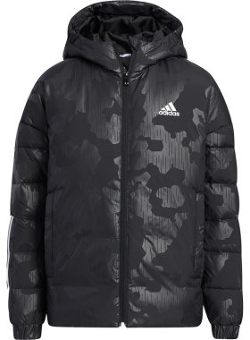 Adidas/阿迪达斯正品冬季新款儿童连帽保暖衣服羽绒服HM5243