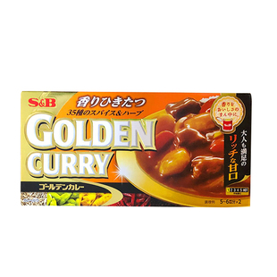 一盒包邮SB日式无水咖喱酱金牌咖喱块风味酱鱼蛋调味拌饭佐料198g