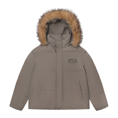 BIPOLAR座山雕毛领羽绒服秋冬